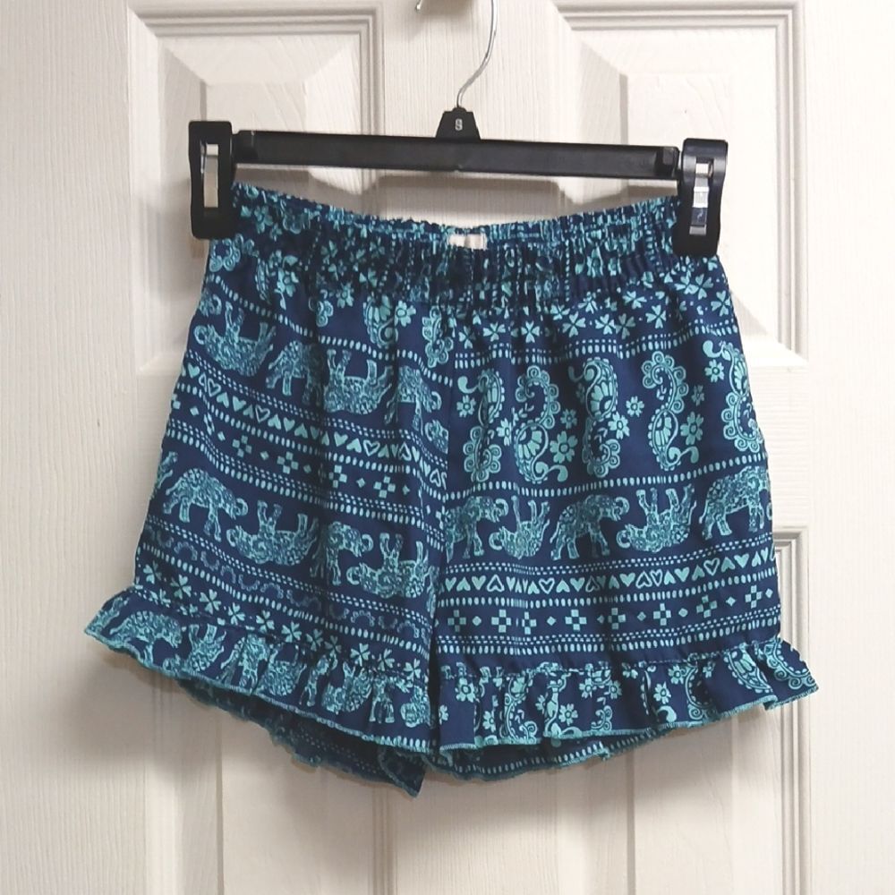 One Step Up Girls Ruffle Bottom Shorts Size M(10/12)